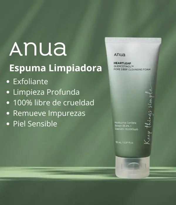 Espuma limpiadora ANUA