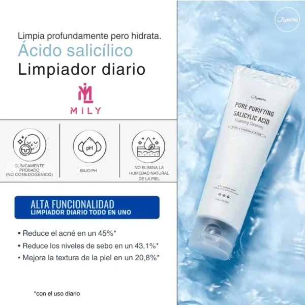 Jumiso Pore-Purifying Salicylic Acid Foaming Cleanser 120g 2 Jumiso Pore-Purifying Salicylic Acid Foaming Cleanser 120g