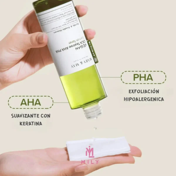 Mary&May Vegan CICA Tea Tree AHA PHA Blemish Toner 200ml