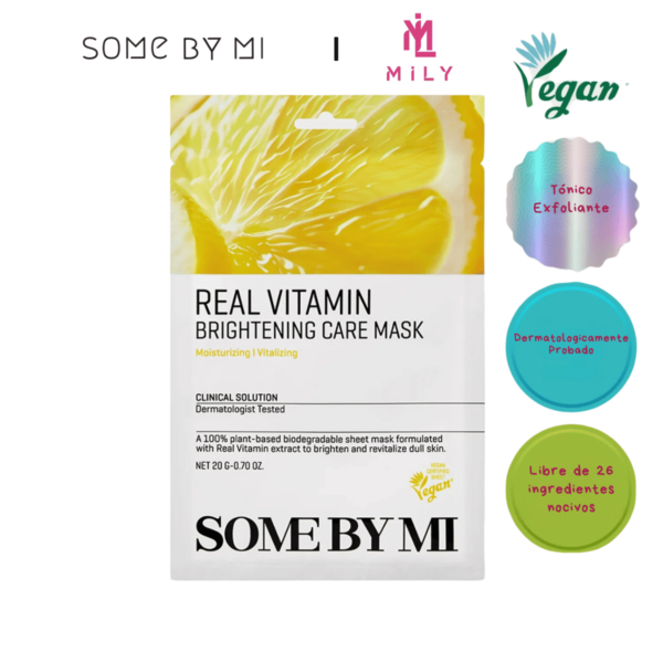 SOMEBYMI Real Vitamin Brightening Care Mask 1ea 3 SOMEBYMI Real Vitamin Brightening Care Mask 1ea 3