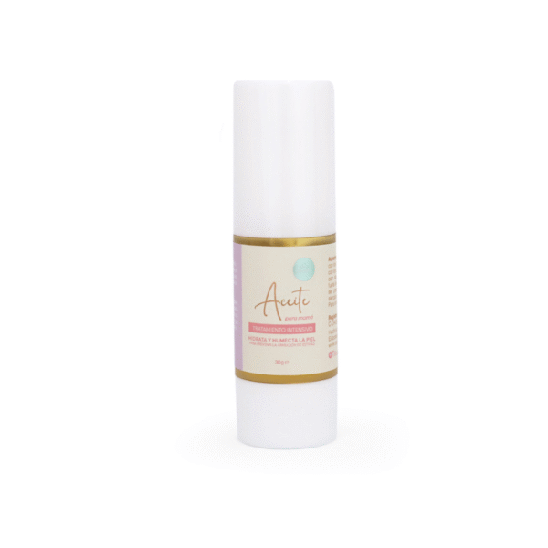 Aceite Antiestrias PRE-Mamá Titicare MILY CR 2 Envase del Aceite PRE-Mamá de Titicare, 30 gramos.